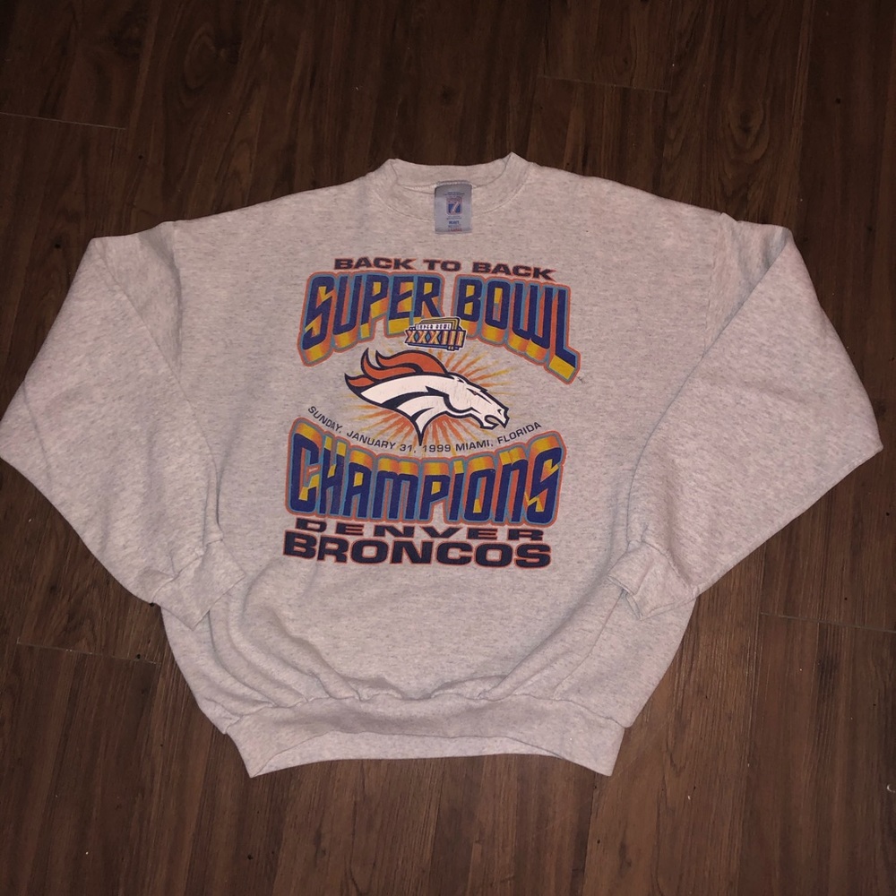 Vintage Denver Broncos sweater Logo 7 NFL